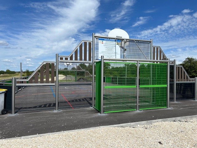 Le City-stade du vélorail de la Vingeanne